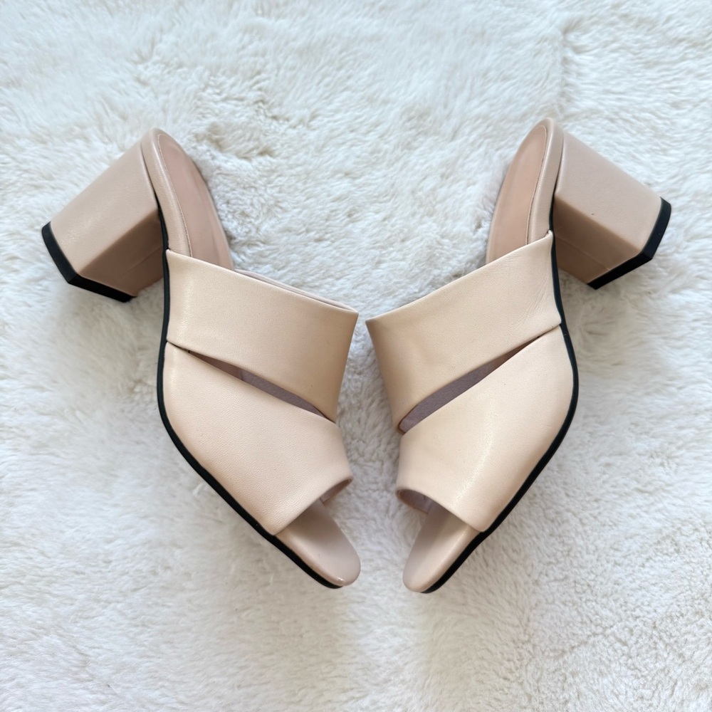 NEW Women leather heel sandals size 36 EU